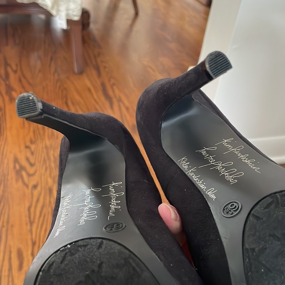 Kardashian kollection black heels NWOT - Picture 9 of 10